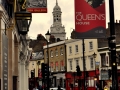 Greenwich street - church in distance