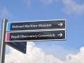 Maritime Museum and Royal Observatory Direction Sign